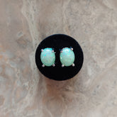 Green Opal Earrings