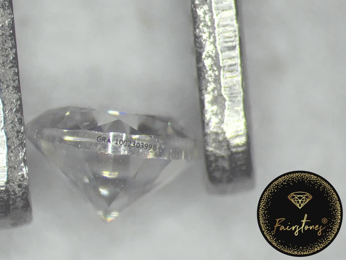 Fairstones Elite Moissanite™ - 0.2 ct -Round cut