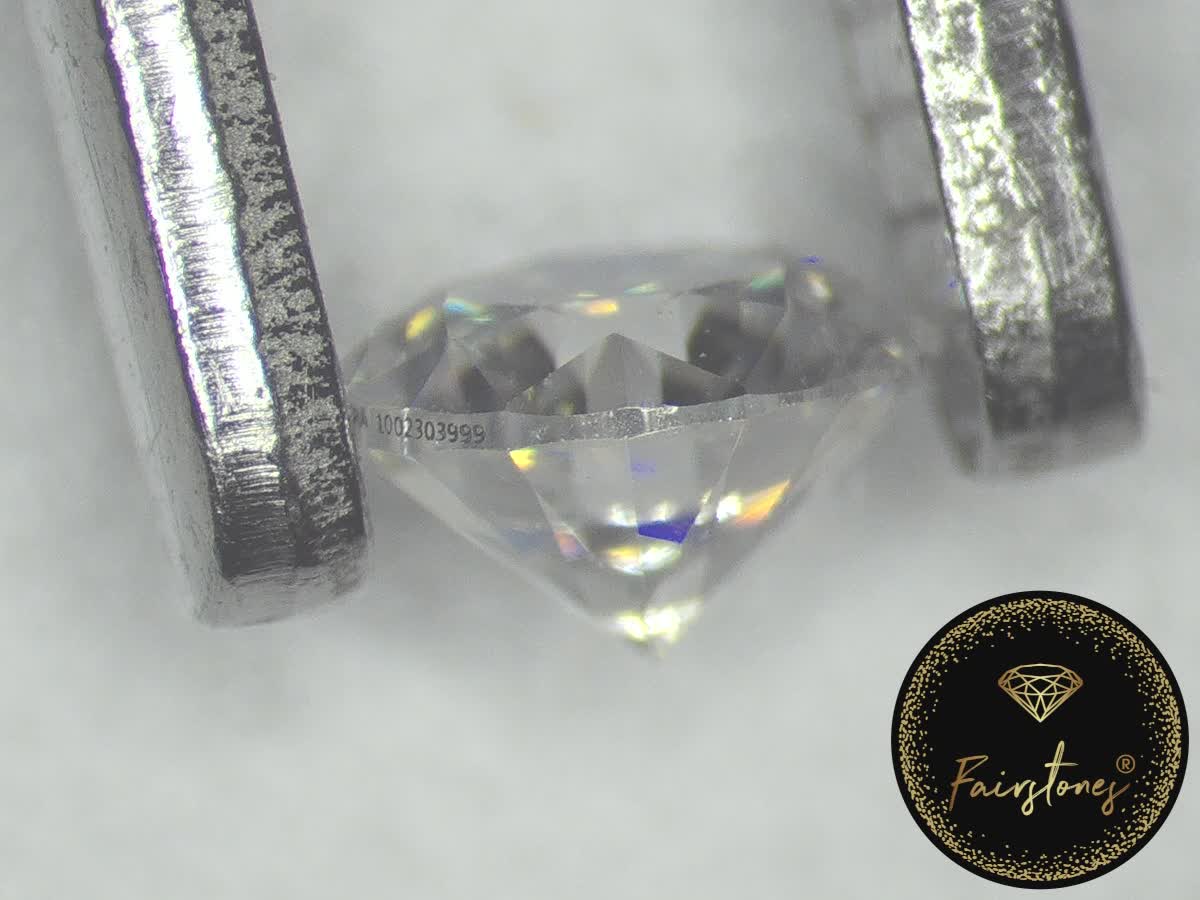 Fairstones Elite Moissanite™ - 0.2 ct -Round cut